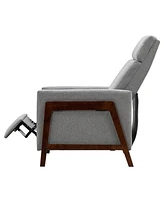 Slickblue Wood-Framed Upholstered Recliner Chair for Comfortable Seating and Stylish Home Decor