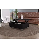 Depot E-Shop Aran Lift Top Coffee Table, Storage Compartment