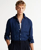 Tommy Hilfiger Men's Regular-Fit Pigment-Dyed Linen Shirt