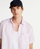 Tommy Hilfiger Men's Regular-Fit Stripe Linen Shirt