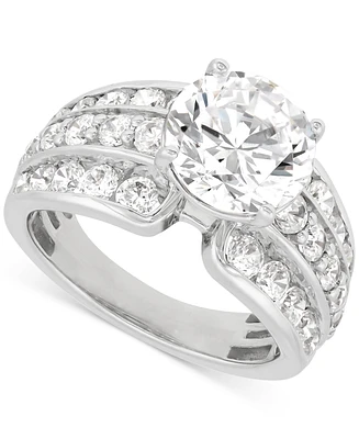 Grown With Love Certified Lab Multirow Engagement Ring (4-1/2 ct. t.w.) 14k White Gold