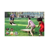 Streamdale Furniture Solid Wood Premium Cornhole Set - 3 Feet x 2 Feet Game Boards, Includes Set of 8 Corn Hole Toss Bags