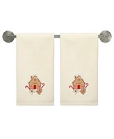 Avanti Gingerbread Cotton Hand Towel Set, 28" x 16"