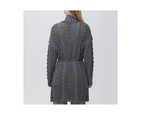 525 Women's Penelope Cable Sweater Coat