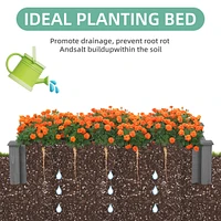 Streamdale Furniture Over Ground Raised Garden Bed 96x28x10", Large Long Planter Box for Outdoor, Tool-Free Assembly