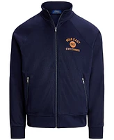 Polo Ralph Lauren Men's Big & Tall Print Double-Knit Track Jacket