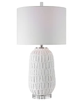 Uttermost 27" Ceramic Caelina Textured Table Lamp