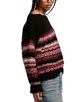 Lucky Brand Women's Fair Isle Boatneck Sweater