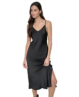 Dkny Jeans Women's Washer Satin Bias Slip Dress