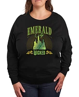 Hybrid Apparel Plus Wicked Emerald City Graphic Pullover T-Shirt