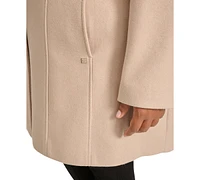 Calvin Klein Womens Plus Walker Coat, Created for Macys