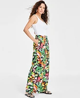 I.n.c. International Concepts Women's Floral-Print Wide-Leg Pants, Exclusively at Macy's