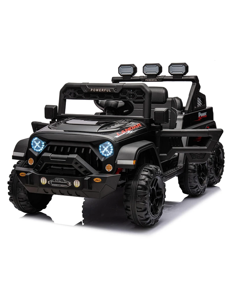 Streamdale Furniture 24V Ride On Large PickUp Truck car for Kids, ride On 4WD Toys with Remote Control, Parents Can Assist in Driving