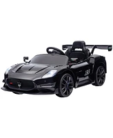 Simplie Fun Maserati GT2 Licensed Ride On Car, 12V Battery Powered Electric Car for Kids with Shock