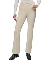 Dkny Jeans Women's Corduroy Cord High-Rise Flare Pants