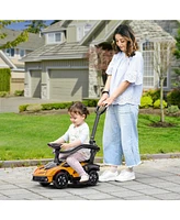 Streamdale Furniture 2-in-1 Ride On Push Car for Toddlers 1-3, Licensed Lamborghini Stroller Sliding Car, Push