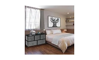 Slickblue 2-Tier Wide Closet Dresser for Stylish Storage and Organization Solutions
