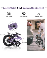 20" Folding Bike Steel Frame 7 Speed City Bike