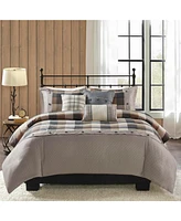 Streamdale Furniture 6 Piece Herringbone Duvet Cover Set