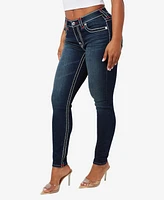 True Religion Women's Jennie Skinny Zipper Jeans