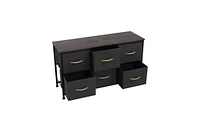 Slickblue 3-Tier Wide Drawer Dresser for Stylish Storage and Organization Solutions
