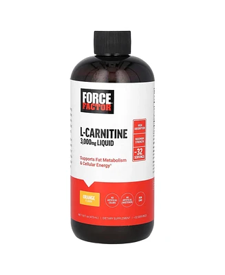 Force Factor L-Carnitine Liquid Orange 3 000 mg