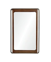 LuxenHome 45-Inch Tall Rectangular Rustic Open Metal Frame Accent Wall Mirror