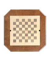 Simplie Fun Galini Game Table in Walnut Finish