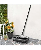 Costway 21" Manual Lawn Aerator Grass Aeration Tool Filled with Sand or Stone with Handle