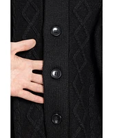 Xray Boys Cable Knit Shawl Cardigan
