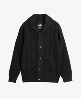 Xray Boys Cable Knit Shawl Cardigan