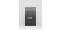 Depository Drop Safe, Front Drop Slot Lock Box with Digital Combination and Anti-Fishing, Silent Deposit Safe Box, Security Money Safe for Cash Slips