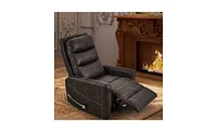 Slickblue Swivel Glider Rocker Recliner Chair for Nursery Manual Swivel Rocking Recliner