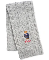 Polo Ralph Lauren Men's Cable-Knit Bear Scarf