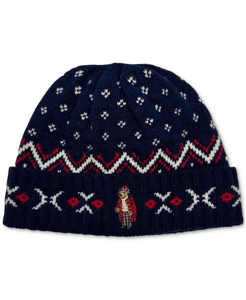 Polo Ralph Lauren Men's Holiday Bear Beanie