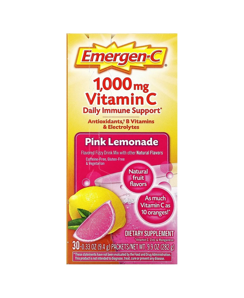 Emergen-c Vitamin C Pink Lemonade 1 000 mg 30 Packets