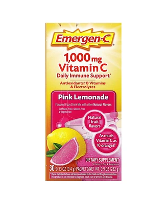 Emergen-c Vitamin C Pink Lemonade 1 000 mg 30 Packets