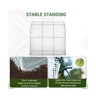 Slickblue Walk-in Greenhouse for Garden Ideal Solution for Plant Growth and Care