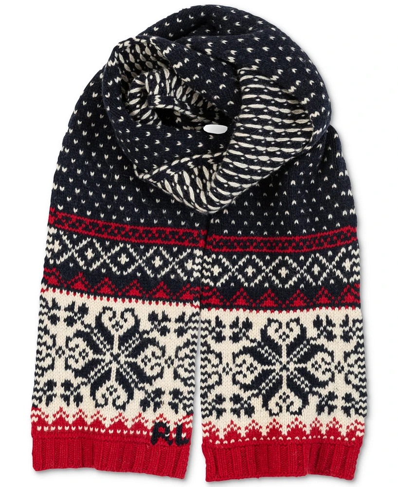 Polo Ralph Lauren Men's Snowflake Scarf