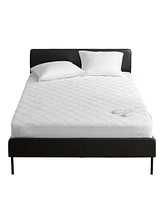 Sharper Image Embossed Microfiber Heated Mattress Pad
