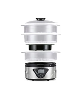 Hamilton Beach 3-Tier Digital Food Steamer, 8.25 Quart