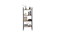 Slickblue 4-Tier Industrial Ladder Shelf for Stylish Storage and Display in Any Room