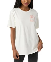 O'Neill Juniors' Byron Palms Cotton Crewneck T-Shirt