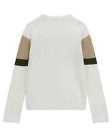 Guess Big Boys Long Sleeve Embroidered Logo Sweater