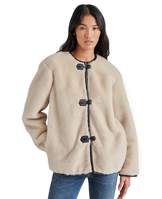 Steve Madden Women's Yuna Faux-Fur Jacket