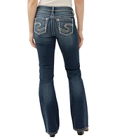 Silver Jeans Co. Women's Suki Mid Rise Curvy Fit Bootcut Jeans