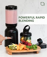 Willow Kitchen Warrior Countertop Blender - Powerful Motor, Versatile, Blend and Go with Straw or Storage Lid.