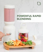 Willow Kitchen Warrior Countertop Blender - Powerful Motor, Versatile, Blend and Go with Straw or Storage Lid.