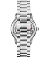 Fossil Unisex Marvel x Limited Edition Automatic Silver Stainless Steel Watch, 43mm