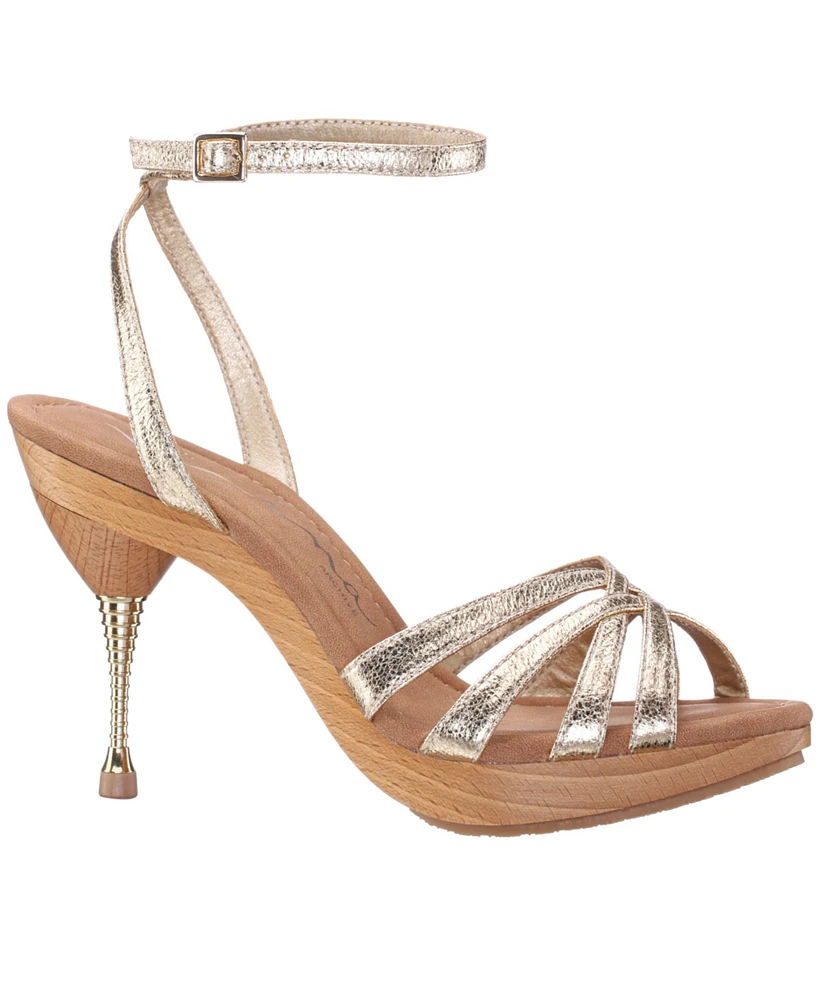 Nina Women's Remi Retro Ankle Strap Sandals